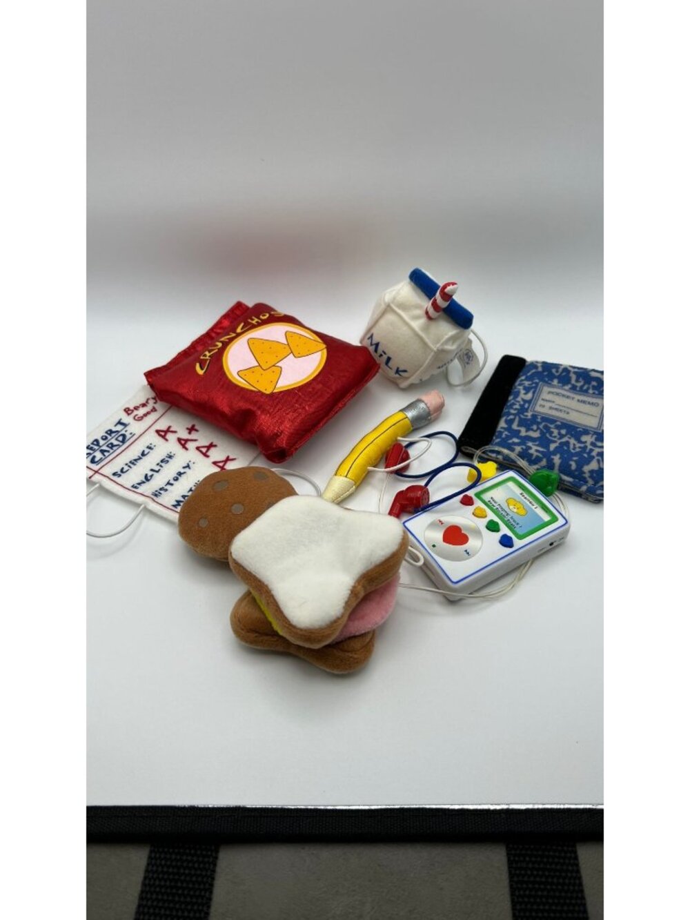 Build-a-Bear Plush Toy Lunchbox Playset With Sandwich Milk Chips & Accessories F - Picture 3 of 3